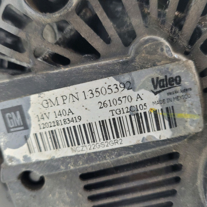 Alternateur occasion  Chevrolet AVEO 3/5 portes (T300) 1.3 d (2011-2015)   13588308  4