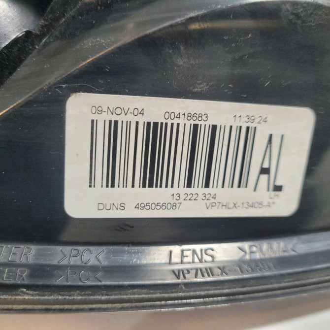 Feu arrière gauche occasion  OPEL ASTRA III Phase 2 01-2007->04-2011   93190304  3