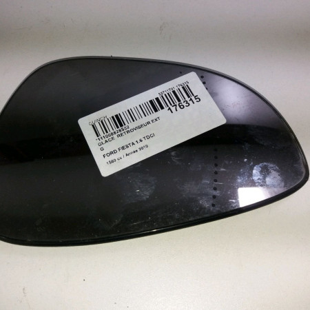 Glace  retroviseur exterieur gauche occasion  Ford FIESTA VI (CB1, CCN) 1.6 tdci (2008-2012)   1671414 