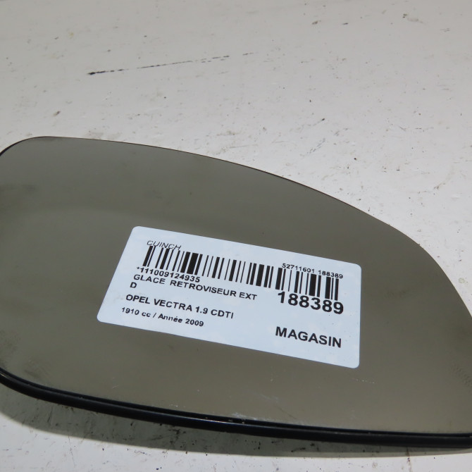 Glace  retroviseur exterieur droit occasion  Opel VECTRA C GTS (Z02) 1.9 cdti (f68) (2004-2009)   24438121  1