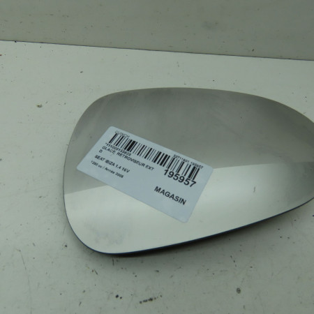 Glace  retroviseur exterieur droit occasion  Seat IBIZA IV (6J5, 6P1) 1.4 (2008-2015)   6J0857522H 