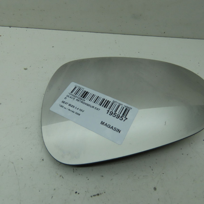 Glace  retroviseur exterieur droit occasion  Seat IBIZA IV (6J5, 6P1) 1.4 (2008-2015)   6J0857522H  1