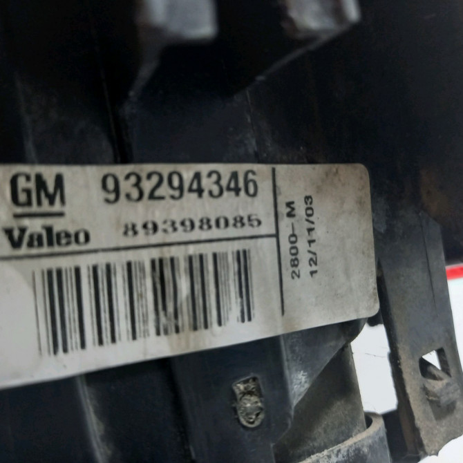 Feu arrière droit occasion  OPEL MERIVA I Phase 1 04-2003->12-2005 1.7 DTI   1222124  2