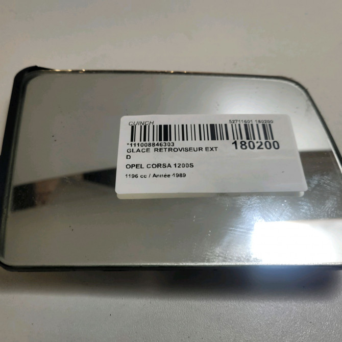 Glace  retroviseur exterieur droit occasion  Opel CORSA A 3/5 portes (S83) 1.2 s (f08, m08, f68, m68) (1982-1990)     1