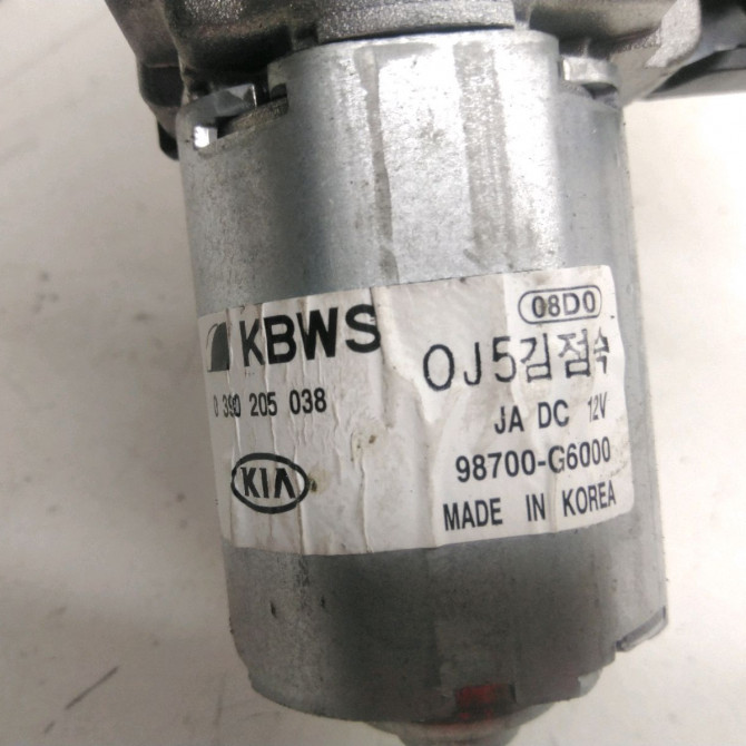 Moteur essuie-glace arrière occasion  Kia PICANTO III (JA) 1.0 (2017) 5 portes   98700G6000  2