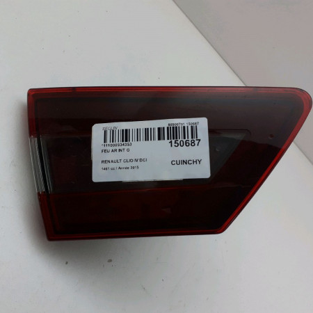 Feu arrière interieur gauche occasion  Renault CLIO IV (BH_) 1.5 dci 75 (2012) 5 portes    