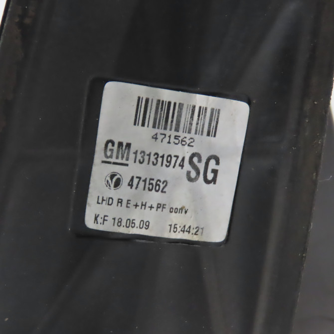 Retroviseur exterieur electrique droit occasion  Opel ZAFIRA / ZAFIRA FAMILY B (A05) 1.7 cdti (m75) (2008-2015) 5 portes   13162285  2