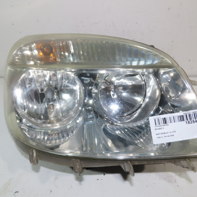 Phare droit occasion  Fiat DOBLO Monospace (119_, 223_) 1.3 d multijet (2005)   51755054  1