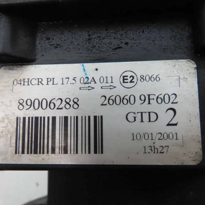 Phare gauche occasion  Nissan PRIMERA Hatchback (P11) 2.0 td (1996-2002)   260609F602  2