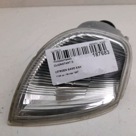 Clignotant droit occasion  Citroën SAXO (S0, S1) 1.1 x, sx (1996-2003) 5 portes   630360 