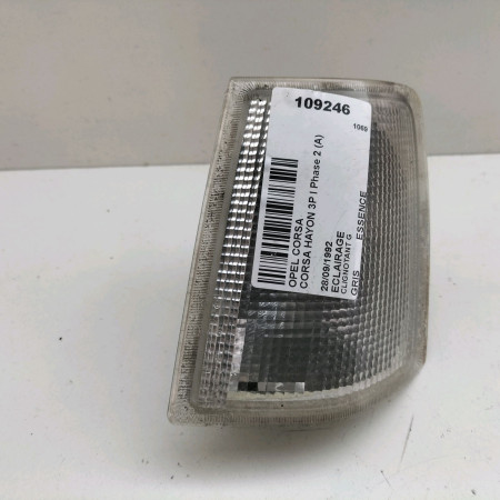 Clignotant gauche occasion  OPEL CORSA I Phase 2 07-1990->12-1991   1226001 