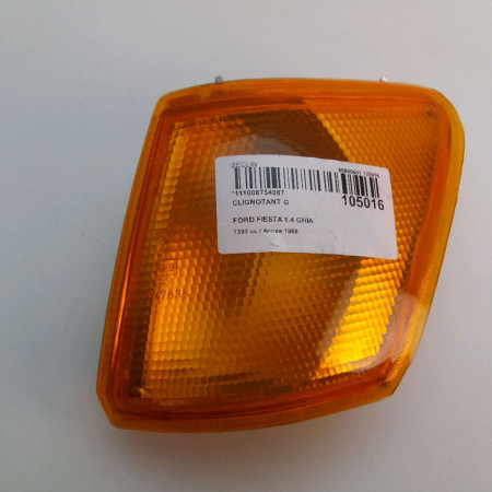 Clignotant gauche occasion  FORD FIESTA III Phase 1 03-1989->01-1994   1062435 
