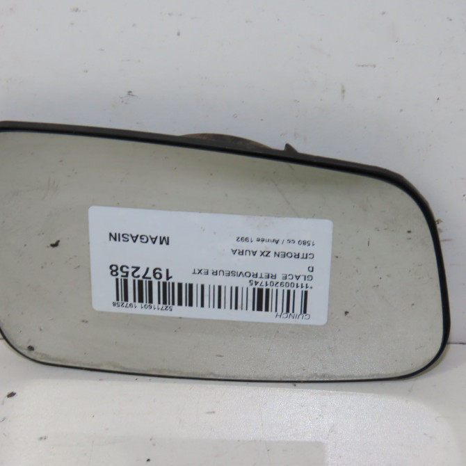 Glace  retroviseur exterieur droit occasion  Citroën ZX (N2) 1.6 i (1991-1997)   95669047  1