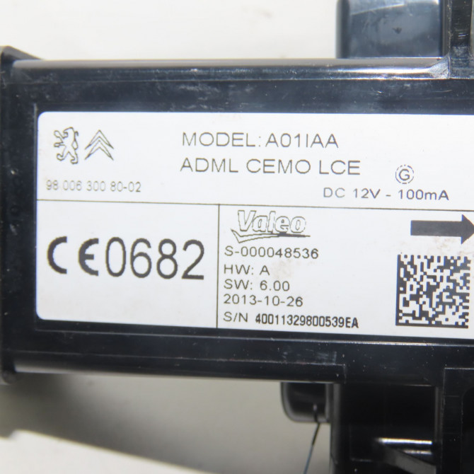 Lecteur de carte occasion  Citroën C4 PICASSO II 1.6 hdi / bluehdi 115 (2013) 5 portes   9800630080  2