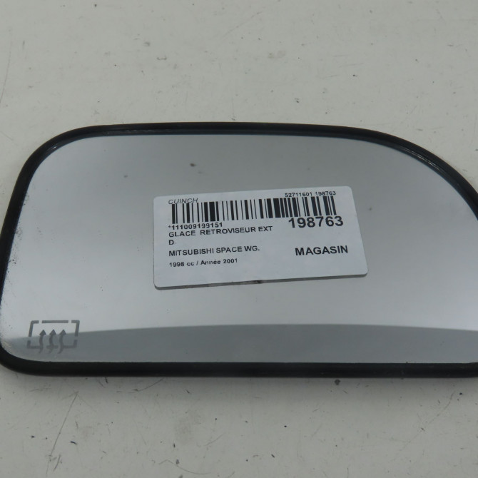 Glace  retroviseur exterieur droit occasion  Mitsubishi SPACE WAGON (N3_W, N4_W) 2.0 td (n38w) (1992-1998)   MB667430  1