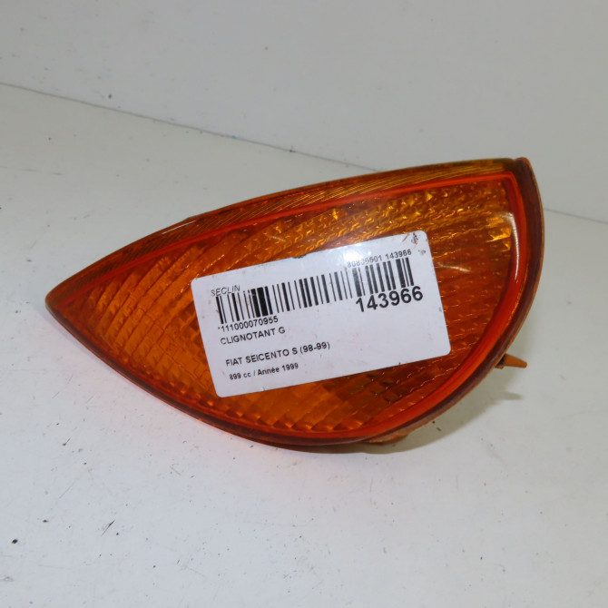 Clignotant gauche occasion  Fiat SEICENTO / 600 (187_) 0.9 (187axa, 187axa1a) (1997-2008)   46511355  1