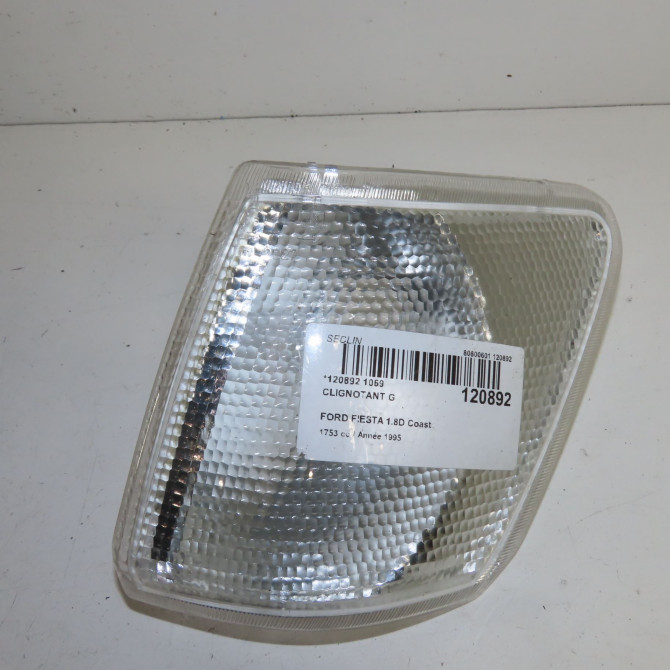 Clignotant gauche occasion  FORD FIESTA III Phase 2 01-1994->10-1996 1.8 D   1062436  1