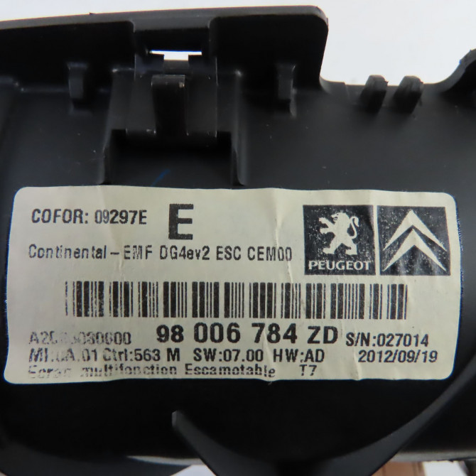 Afficheur digital occasion  Peugeot 308 I (4A_, 4C_) 1.6 hdi (2007-2014) 5 portes   98006784ZD  3