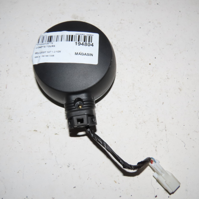 Compte tours occasion  Peugeot 107 (PM_, PN_) 1.0 (2005-2014) 3 portes   6106SK  2