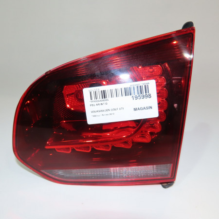 Feu arrière intérieur droit occasion  Volkswagen vw GOLF VI (5K1) 2.0 gti (2009-2012)   5K0945094AJ 