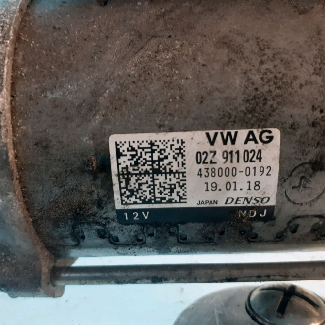 Démarreur occasion  Volkswagen vw GOLF VII (5G1, BQ1, BE1, BE2) 1.4 tsi multifuel (2013-2018) 5 portes   02Z911024  4