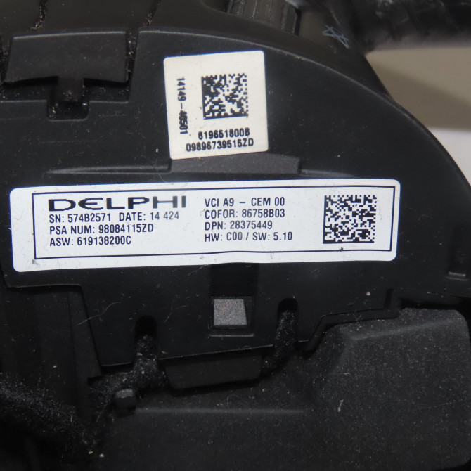 Volant de direction occasion  Peugeot 208 I (CA_, CC_) 1.4 hdi (2012) 3 portes   96739515ZD  2