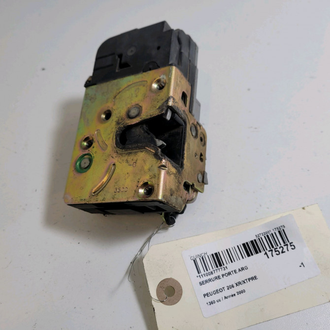 Serrure porte arg occasion  Peugeot 206 3/5 portes (2A/C) 1.4 i (1998-2012) 3 portes   913772  1