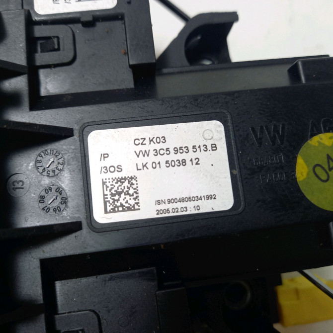 Bloc commodos occasion  Volkswagen vw PASSAT B6 (3C2) 1.9 tdi (2005-2010) 4 portes   3C9953513AF9B9  2