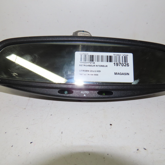 Retroviseur interieur occasion  Citroën C5 III (RD_) 2.0 hdi 140 (2008) 4 portes   8153VT  1