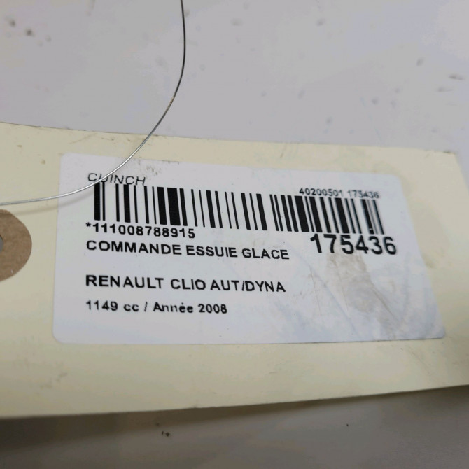 Commande essuie glace occasion  Renault CLIO II (BB_, CB_) 1.2 16v (bb05, bb0w, bb11, bb27, bb2t, bb2u, bb2v, cb05,... (2001-2016) 3 portes     4