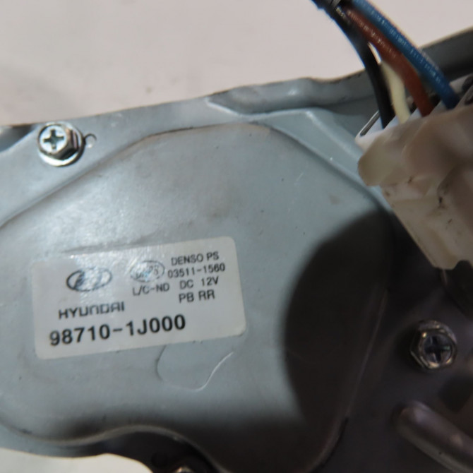 Moteur essuie-glace arrière occasion  Hyundai I20 I (PB, PBT) 1.2 (2008-2012)   987001J000  2
