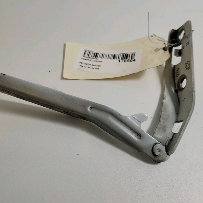 Compas d capot occasion  Peugeot 206 3/5 portes (2A/C) 1.4 hdi eco 70 (2001-2009) 5 portes   791332  2