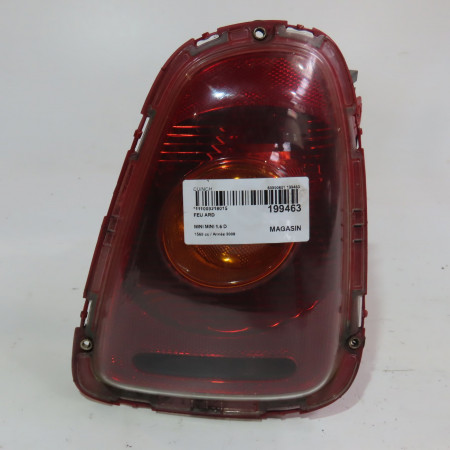 Feu arrière droit occasion  Mini MINI (R56) Cooper d (2006-2010)   63212757010 