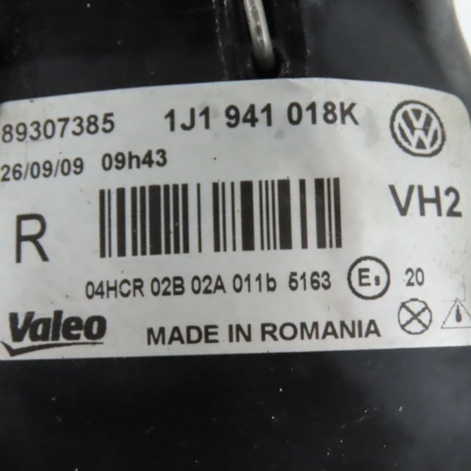 Phare droit occasion  Volkswagen vw GOLF IV (1J1) 1.6 (1997-2004)   1J1941018N  2