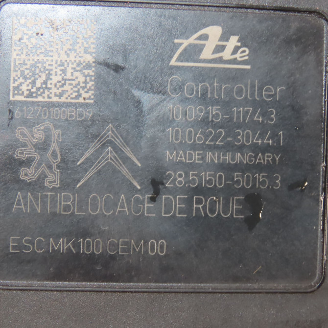 Unité hydraulique ABS occasion  Peugeot 208 I (CA_, CC_) 1.4 hdi (2012) 3 portes   1610134480  2