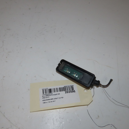 Eclaireur plaque de police d occasion  Volkswagen vw GOLF VI (5K1) 1.6 tdi (2009-2012) 5 portes   1K8943021D 