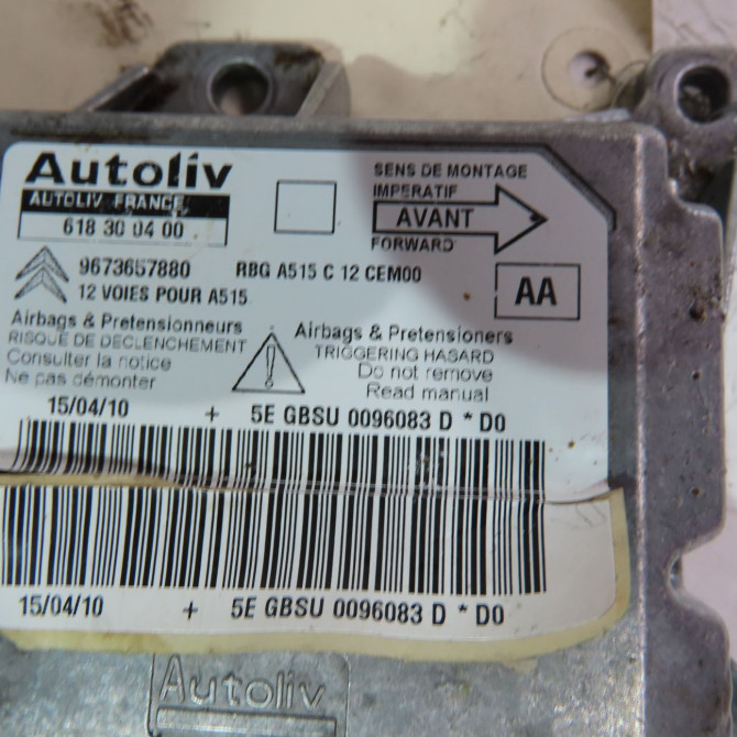 Boitier pyrotechnique occasion  Citroën C3 II (SC_) 1.4 hdi 70 (sc8hzc, sc8hr0, sc8hp4) (2009) 5 portes   6546T7  2