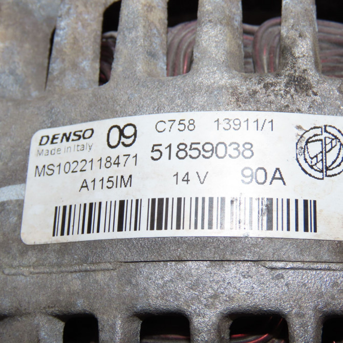 Alternateur occasion  Fiat PANDA (169_) 1.2 (169axf2a, 169axf1a) (2010-2013)   52003532  3