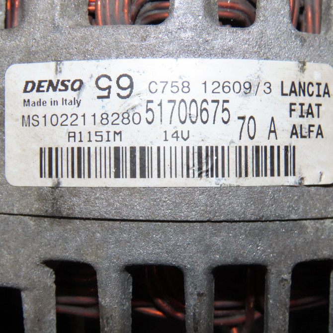 Alternateur occasion  Alfa romeo MITO (955_) 1.4 (955axb1b, 955.axf1b) (2008-2013)   71796293  3