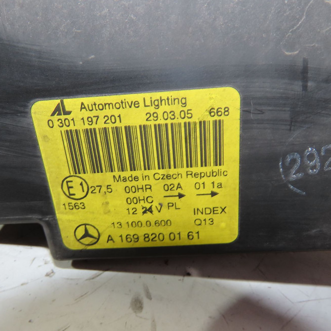Phare gauche occasion  Mercedes-benz CLASSE A (W169) A 200 cdi (169.008, 169.308) (2004-2012) 5 portes   1698200361  2