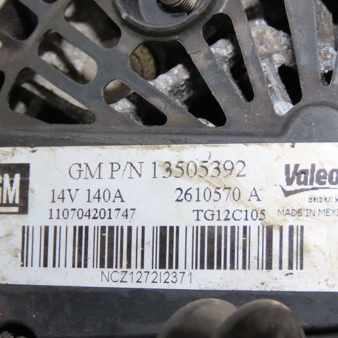 Alternateur occasion  Chevrolet AVEO 3/5 portes (T300) 1.3 d (2011-2015)   13588308  2