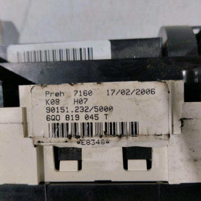 Commande de chauffage occasion  Volkswagen vw FOX 3/5 portes (5Z1, 5Z3, 5Z4) 1.4 (2005-2009)   6Q0819045T  2