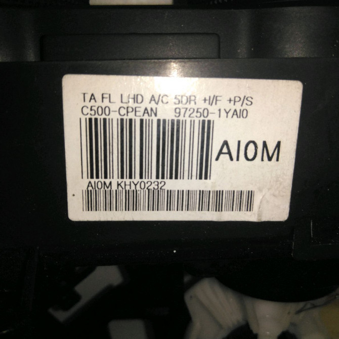 Commande de chauffage occasion  Kia PICANTO II (TA) 1.0 (2011-2017)   972501YAI0ASB  3