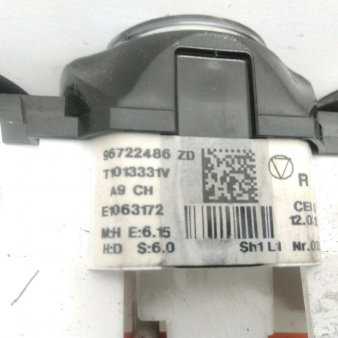 Commande de chauffage occasion  Peugeot 208 I (CA_, CC_) 1.4 hdi (2012) 3 portes   9672248680  3