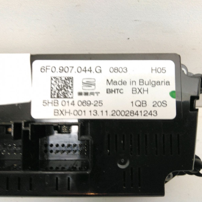 Commande de chauffage occasion  Seat IBIZA V (KJ1, KJG) 1.0 tsi (2017)   6F0907044G  2