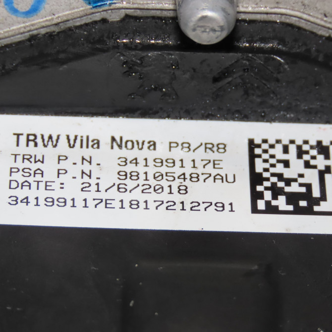 Volant de direction occasion  Peugeot 3008 SUV (MC_, MR_, MJ_, M4_) 1.5 bluehdi 130 (2018) 5 portes   98105487AU  2