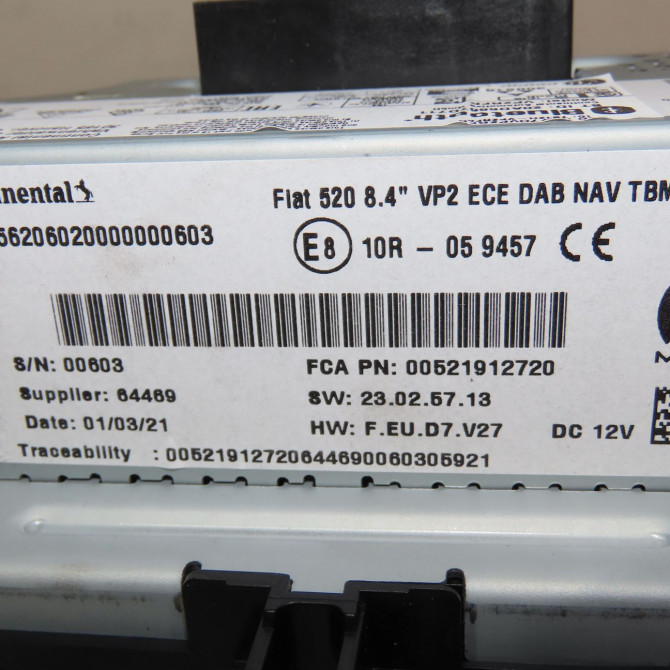 Afficheur digital occasion  Jeep RENEGADE SUV (BU, B1, BV) 1.3 gse t4 (2018) 5 portes   52182057  2