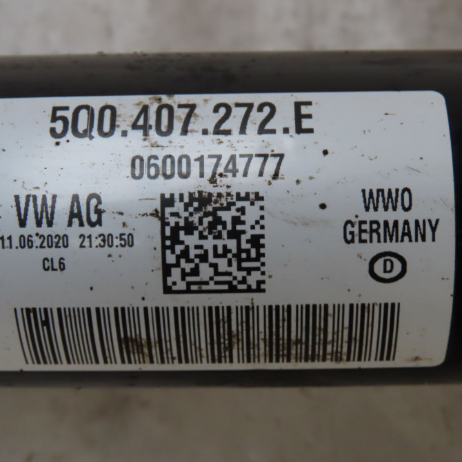 Transmission avant droite occasion  Audi Q2 (GAB, GAG) 35 tdi (2016)   5Q0407272E  2