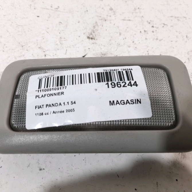 Plafonnier occasion  Fiat PANDA (169_) 1.1 (169.axa1a) (2003)   735354549  1