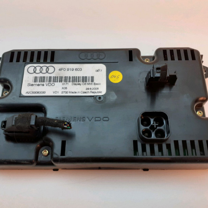 Afficheur digital occasion  Audi A6 C6 (4F2) 2.0 tdi (2004-2008)   4f0919603  2